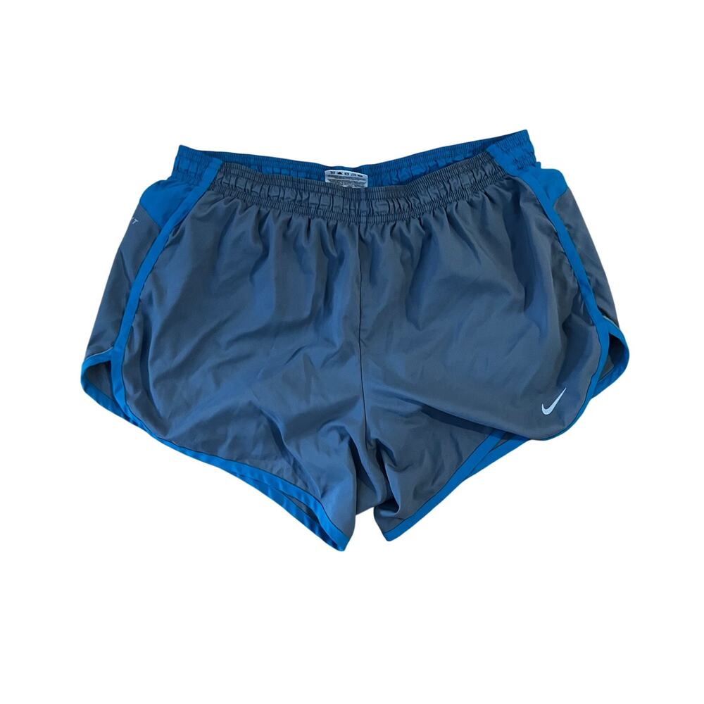 ❤️ 3/$25 Nike Dri-FIT Tempo Running Shorts Blue and Gray | M - Picture 1 of 4
